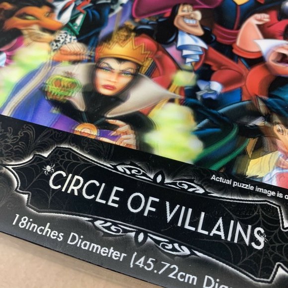 Disney Circle of Villains Puzzle 200 Piece - Picture 2 of 5